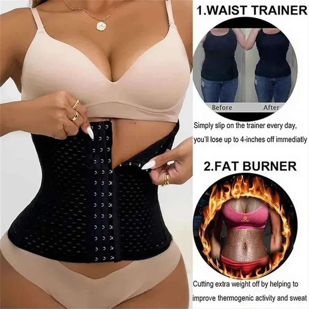 Women Body Shapewear Tummy Slimming Black Belly Band Shaping Shaper Corset Postpartum Flat Belly Postpartum Corset Shapewear