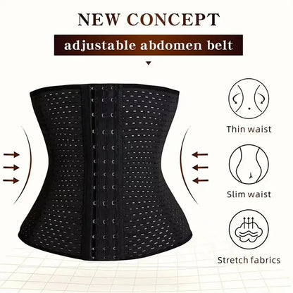 Women Body Shapewear Tummy Slimming Black Belly Band Shaping Shaper Corset Postpartum Flat Belly Postpartum Corset Shapewear