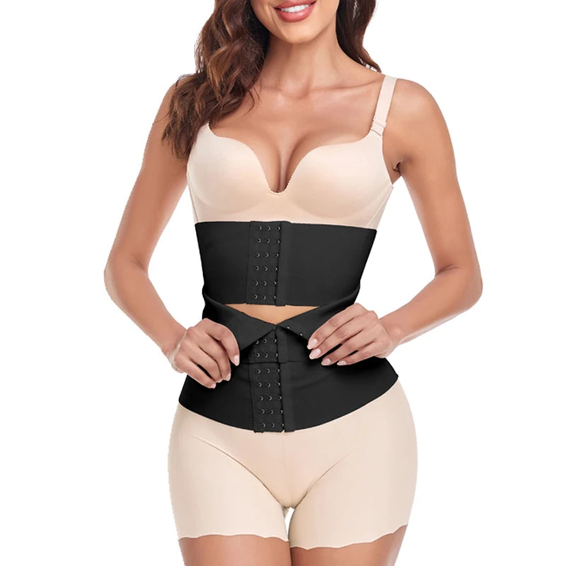 Vensslim XS-3XL Body Shaper Waist Trainer Belt Women Weight Loss Reduce Tummy Trimmer Corset Adjustable Workout Girdle Shapewear