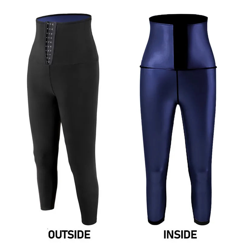 Body Shaper Pants Sauna Shapers Hot Sweat Sauna Effect Slimming Pants Fitness Short Shapewear Workout Gym Leggings Fitness Pants